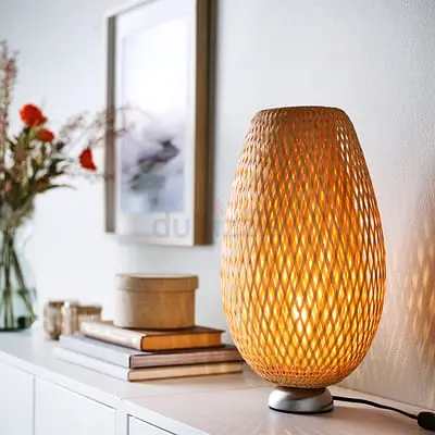 BOHO BAMBOO Table Lamp QUICK SALE