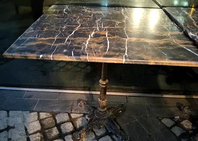 Marble table