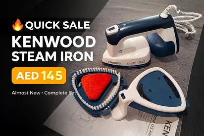 Kenwood Garment Steamer / Iron – Almost New