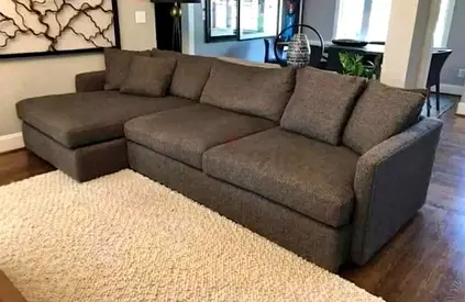 CrateBarrel Lounge Deep feather filled L Shape Sofa