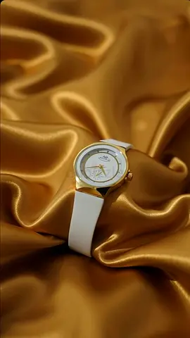 Elegant White Strap Watch