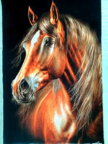 Luxury Handmade Carpet Wall Art – Falcon Design