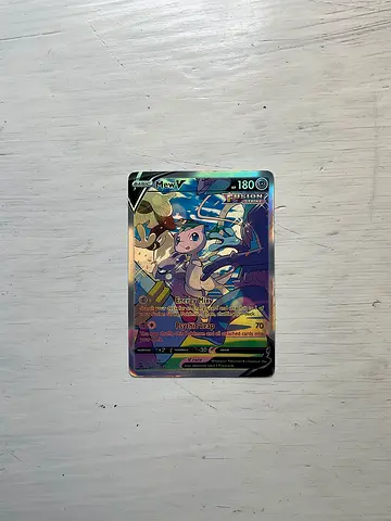 Pokémon Full-Art Holographic Card (Mew) - Single Collectible