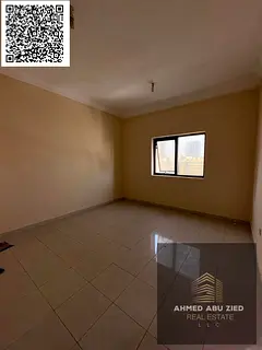 2BR + living room in Al Nuaimiya 1 near Gulfa Tower – open balcony, 2 baths, equipped kitchen, cen