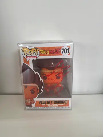 Vegeta signed Funko Pop by Ryo Horikawa ( original japanese voice actor) with psa authentication