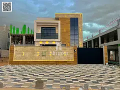 Own a European-style villa with super deluxe finishing, two floors, with a yard and swimming pool, i