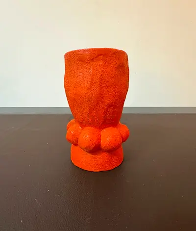Unique Orange Decorative Item