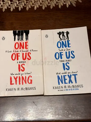 One of Us Is Lying  One of Us Is Next (Karen M. McManus) - set of 2 paperbacks