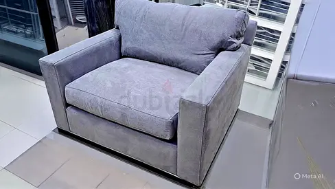 Crate and Barrel axis arm chair