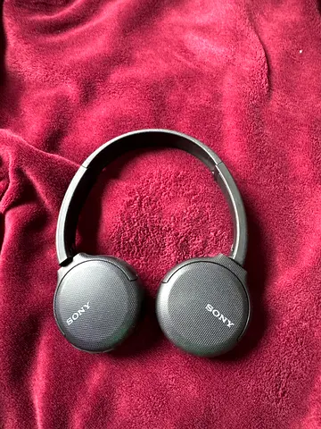 Sony on-ear headphones (USB-C) — lightly used