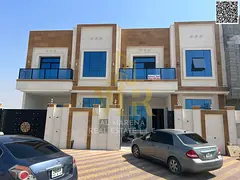 Luxury townhouse behind the park in Al Yasmin – modern design with a rooftop terrace and price inc