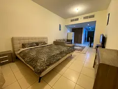 Furnished studio for rent in Ajman One Towers, bills included.