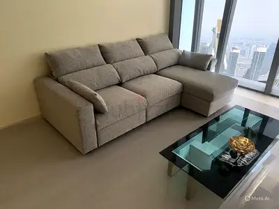 Ikea eskilstuna L shape sofa under storage