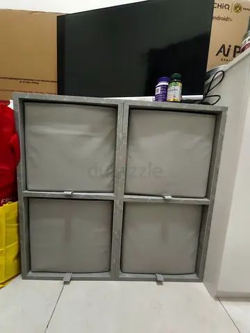 Stylish Storage Organizer Unit - Personalized Kallax - Marble Look with free pull out box.