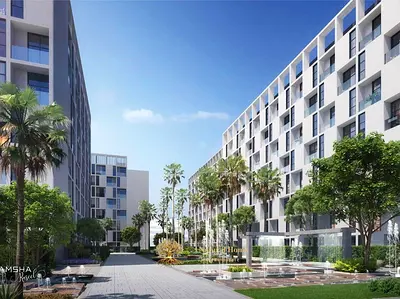 Gated Community Living with Lush Courtyards: Premium 1-3 Bedroom Freehold Apartments in Al Mamsha