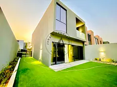 hot offer 1 cheques Brand new 3bhk villa with maid room corner unit ready to move garden ready