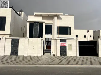 A luxury villa for sale with VIP super deluxe finishing in a prime location in Ajman