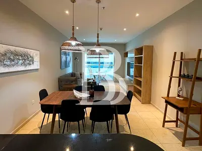 شقة مفروشة بغرفة نوم واحدة | إيليت ريزيدنس | إطلالة على النخيل ووسط المدينة