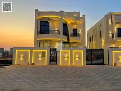 Luxury Villa for Sale in Ajman – European Design with Yard and Front Setback | Including Registrat