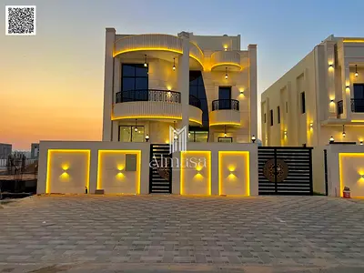 Luxury Villa for Sale in Ajman – European Design with Yard and Front Setback | Including Registration Fees and Special Cash Offer