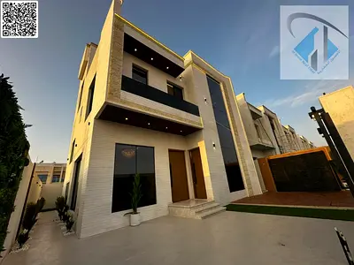 Villa for sale on the main street, ready to move in, in one of Ajman's most prestigious areas. Freehold ownership available to all nationalities.