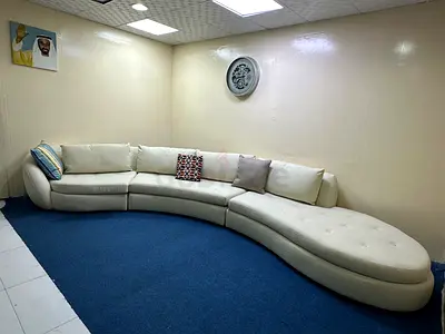 Looks great condition cratebarrel corner sofa