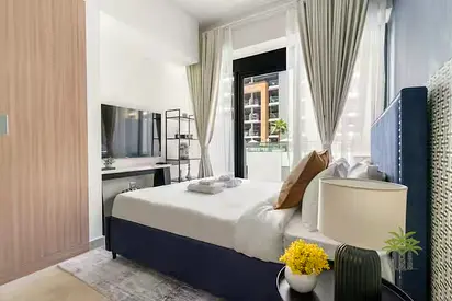 "Fully Furnished | Pool & Garden View | Prime Location in Meydan"
