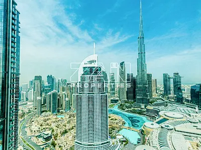 Burj Khalifa + Fountain Views | High Floor | Spacious Layout