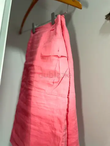 Light Pink Casual Skirt