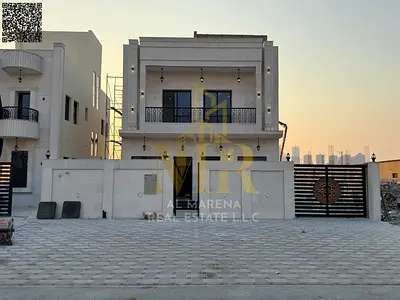 Villa for sale, all registration and ownership fees included, on the main street, ready to move in, in one of Ajman's most prestigious areas. Freehold
