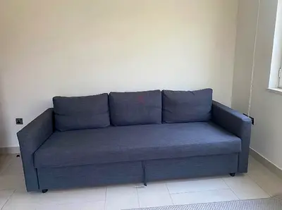 Grey 3-seater sofa - good condition