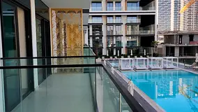 Pool View 2BR | Unfurnished Apartment | Balcony Access | Binghatti Orchid JVC