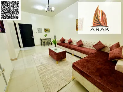 For monthly rent a fully furnished one bedroom apartment in Ajman Al Rawda 2