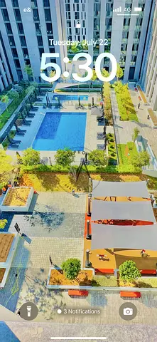 POOL VIEW//-WITH BALCONY//SPACIOUS 1BHK//-