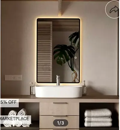 Front light and backlight mirror