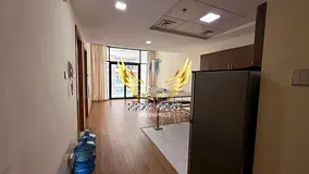 Spacious 1 BHK with an open kitchen and stunning multi-view scenery