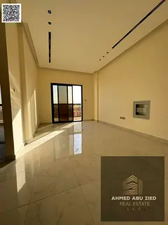 Beautiful 2BR in Al Jurf 3: 2 master bedrooms, 3 baths, balcony w/ open view, spacious hall, 1 month
