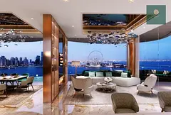 Exclusive Corner 3BR | Roberto Cavalli | High Floor | Full Sea View | Dubai Harbour