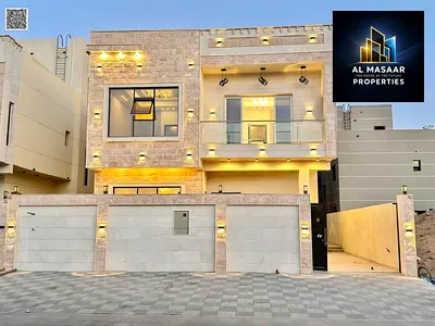 A unique opportunity at an attractive price and without annual fees. Own a villa for sale in Ajman. First resident, freehold, super deluxe finishing,