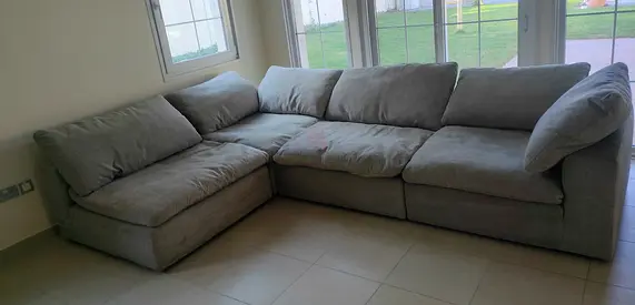 Pan home feather 🪶 filled modular sofa