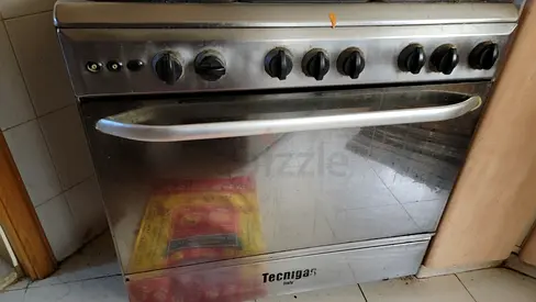 Tecnigas 80x60 Gas Range | 5 Burners | Oven  Grill @ AED 275 only