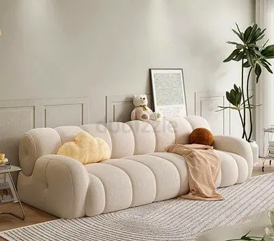 Stylish and Cozy Sofa in Cream