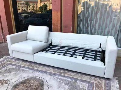 Ikea vimle Gunnared beige sofa bed with mattress