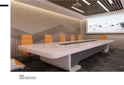 Brand new white office meeting table SSize320 cm 380 cm 400 cm 480 cm