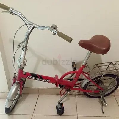 Childrens foldable Red Bicycle