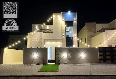 Villa for rent in Al Zahia, 4 master bedrooms, living room, majlis, kitchen and maid's room