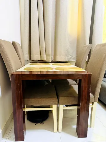 Compact Dining Table with Chairs