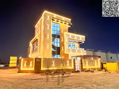 Villa for sale in Ajman, including electricity and water, at a bargain price. Excellent location. Fr