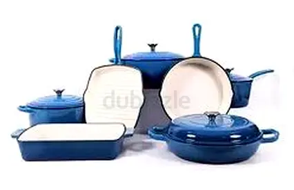 Blue cookware set — never used