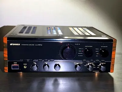 Sansui Integrated Amplifier AU-907DR - Upgraded Premium Banana Connectors